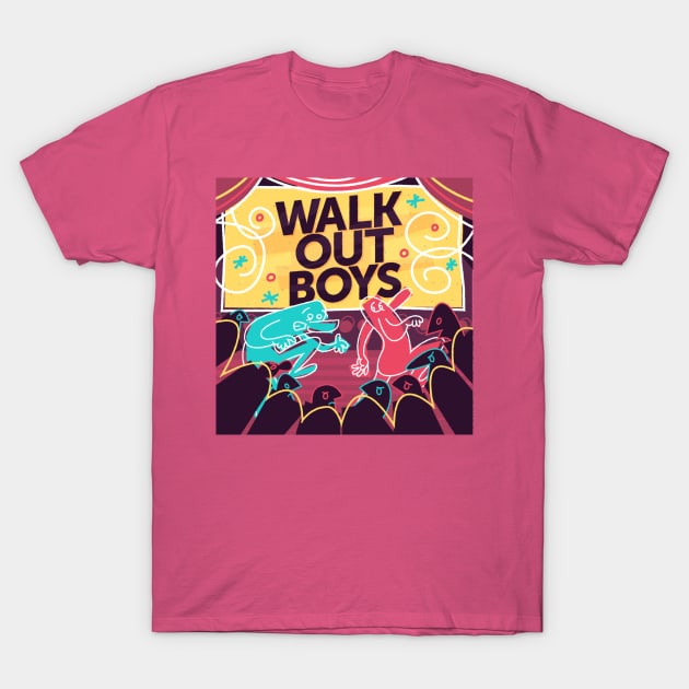 Walk Out Boys T-Shirt by Little Empire Podcast